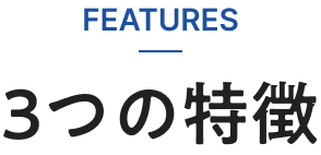 三つの特徴